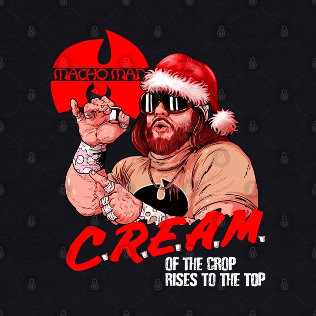 cream santa macho man xmas by ellman708